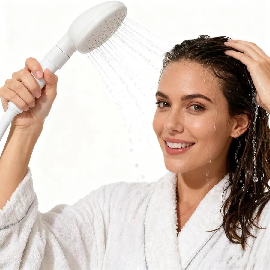 Portable Handheld Faucet Sprayer, Easy To Install Faucet Adapter, Shower Head For Shampooing And Pet Bathing, Durable ABS Material, Ideal For Home, Travel And RV Use