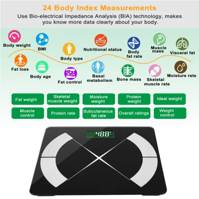 Intelligent Body Composition Scale Fat Monitor