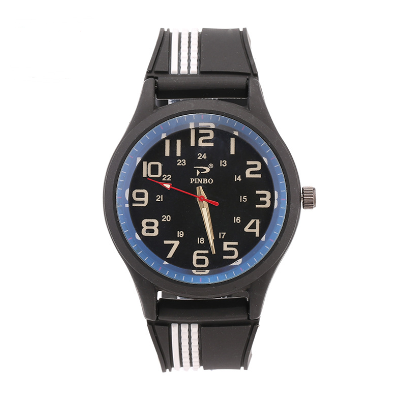 Men's Quartz Watch with Large Dial - Casual Sports Style
