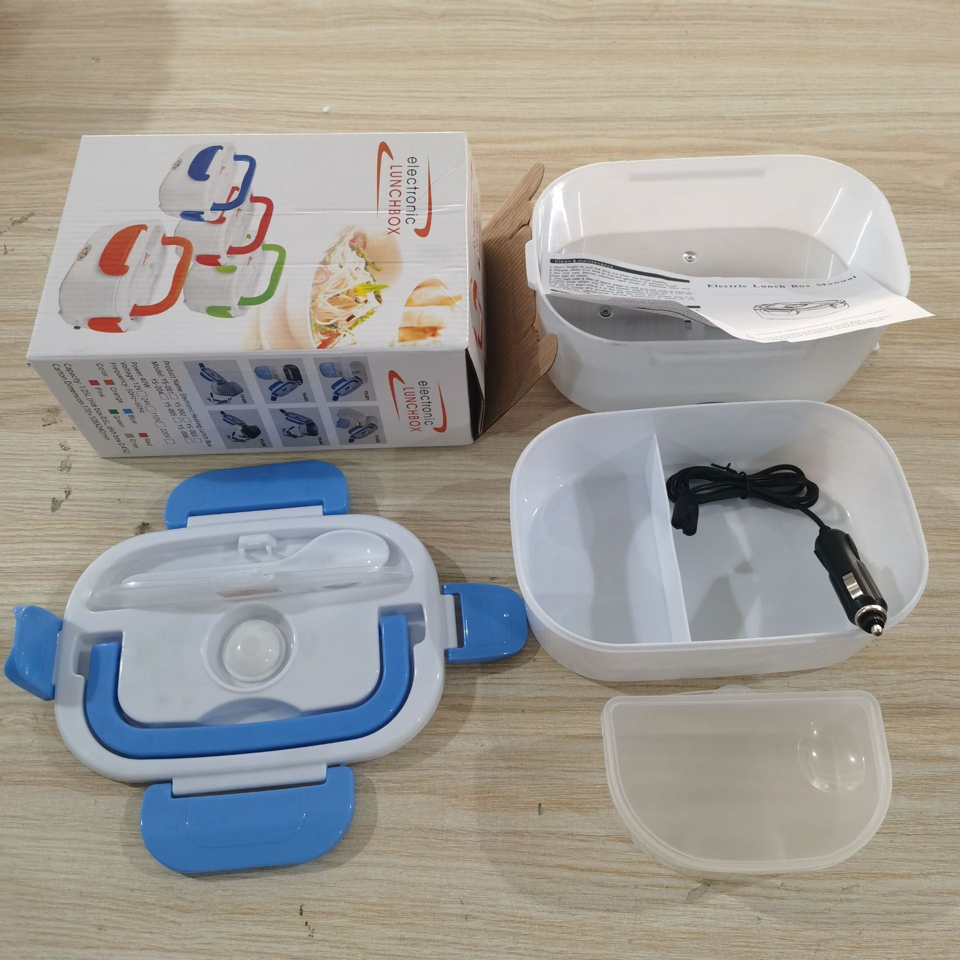 Double-Layer Stainless Steel Heated Lunch Box