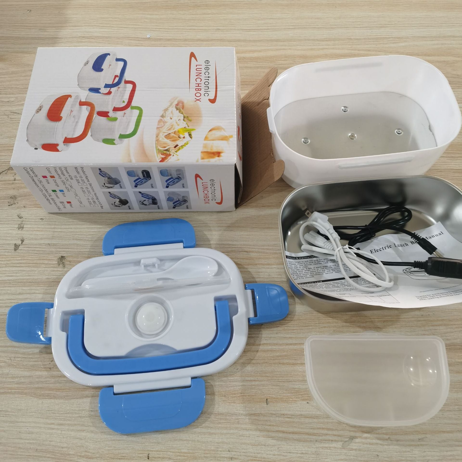 Double-Layer Stainless Steel Heated Lunch Box