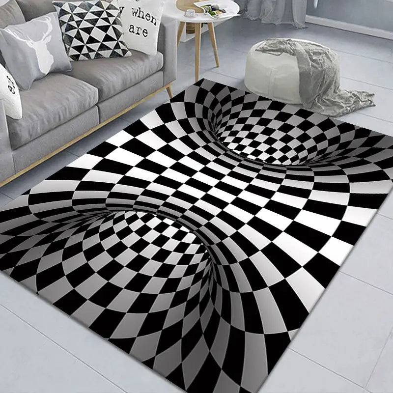 3D Illusion Rug - Abstract Geometric Door Mat