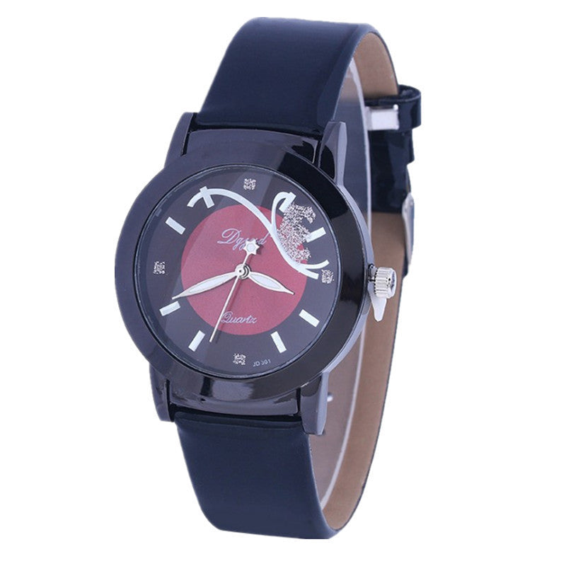Fashionable Minimalist Quartz Watch with Large Dial