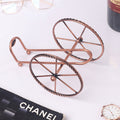 Iron Wine Rack with Bicycle Design for Display