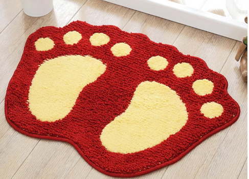 Water Absorbent Non-Slip Soft Microfiber Bath Mat