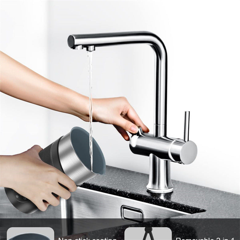 4-Speed Electric Milk Frother for Hot and Cold Milk