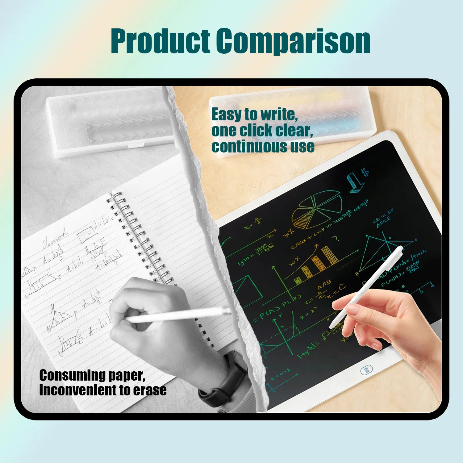 LCD Writing Tablet, Valentines Day Gifts For Kids,20 Inch Colorful Toddler Doodle Board Drawing Tablet, Erasable Reusable Electronic Drawing Pads, Educational And Learning Toys For Kids