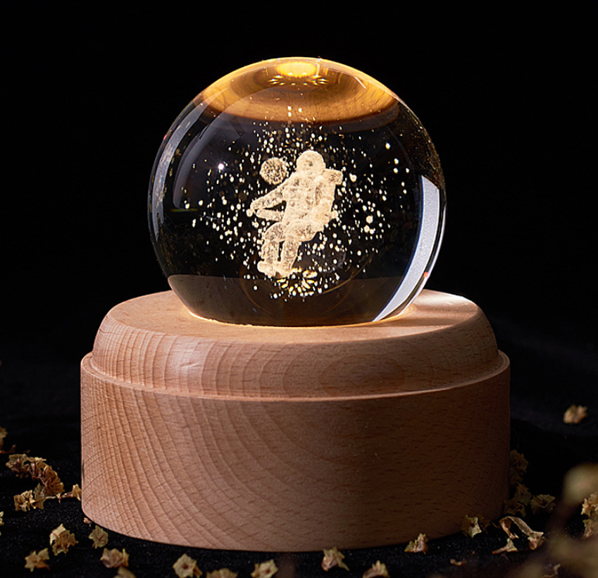Crystal Ball Galaxy Night Light
