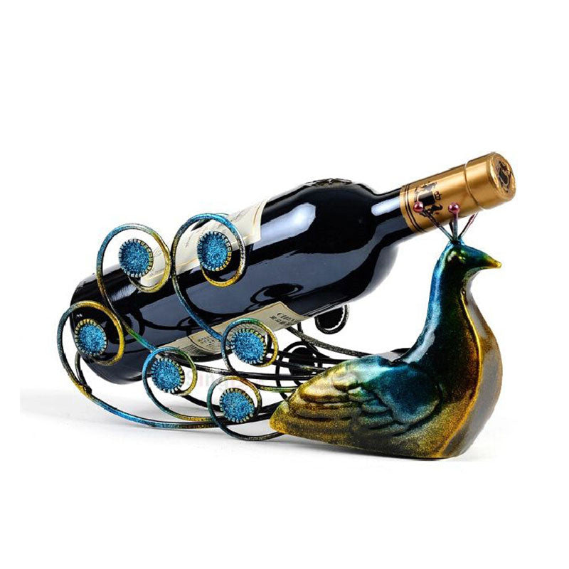Modern European Style Creative Wine Rack Decoration