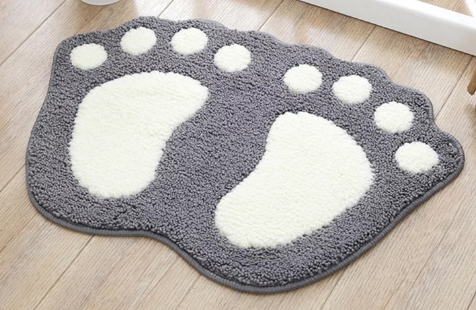 Water Absorbent Non-Slip Soft Microfiber Bath Mat