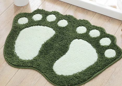 Water Absorbent Non-Slip Soft Microfiber Bath Mat
