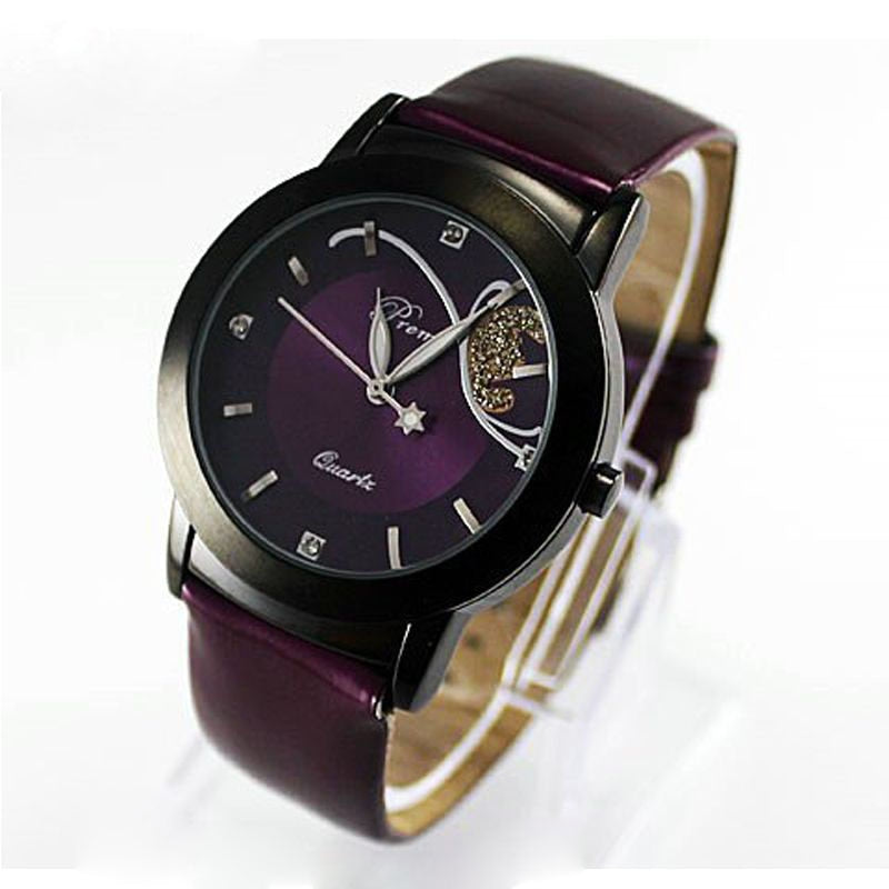 Fashionable Minimalist Quartz Watch with Large Dial
