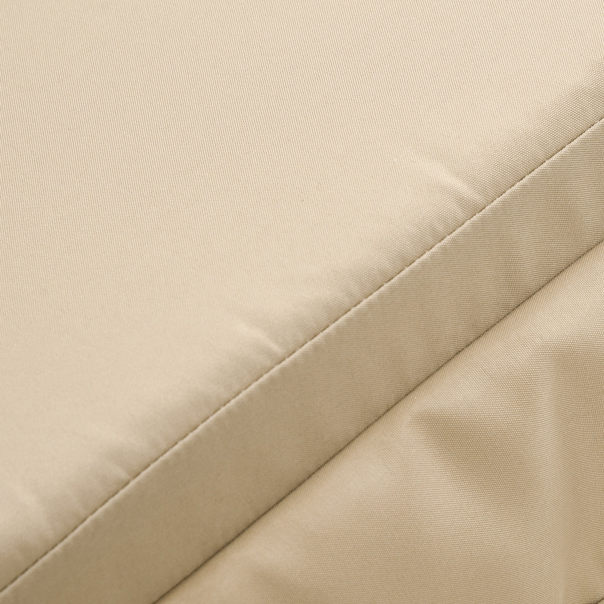 84A-052 Series Outdoor Porch Swing Cushions with Seat & Tufted Back, Backrest Ties, Set of 2 Replacement Cushions for Patio Furniture, Beige