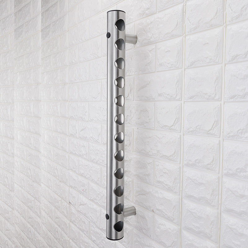 Creative Wall-Mounted Stainless Steel Wine Rack