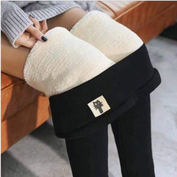 Women's High-Waisted Warm Tight-Fitting Pants