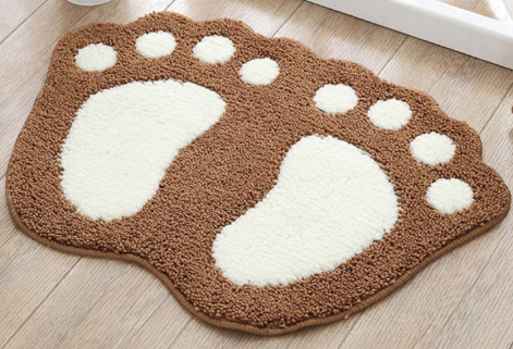 Water Absorbent Non-Slip Soft Microfiber Bath Mat