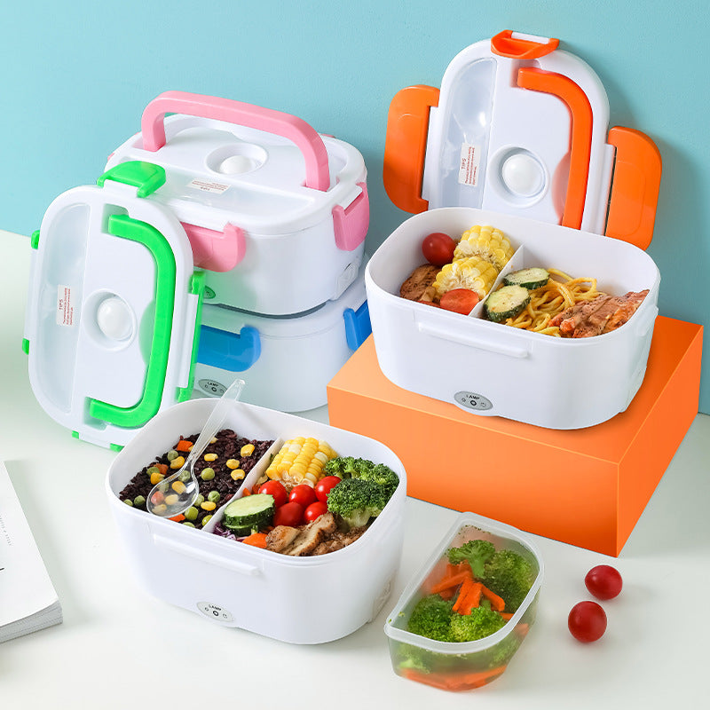 Double-Layer Stainless Steel Heated Lunch Box