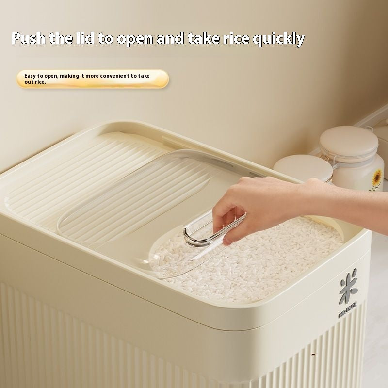 Moisture-proof Sealed Rice Pot Rice Grain Box Rice Bin Storage Box