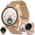 Smart Watch (Answer/Make Calls) for Women with Alexa Built-in Smartwatch for Android iPhone 1.38" Activity Tracker with Heart Rate Sleep SpO2 Monitor 100+ Sports IP68 Fitness Tracker (Rose Gold)