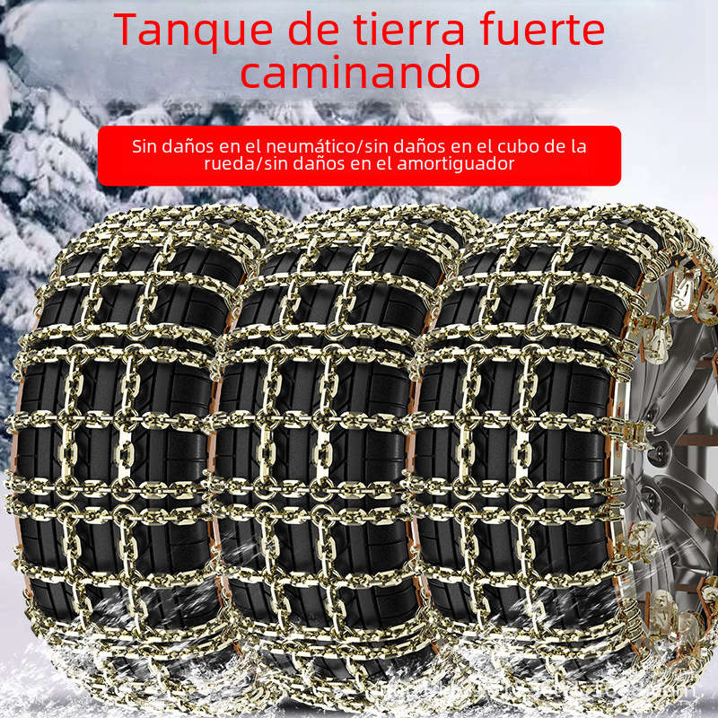Universal Snow Tire Chains for Cars and SUVs