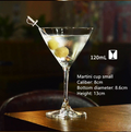 Glass Cocktail Glasses - Margarita & Martini Set