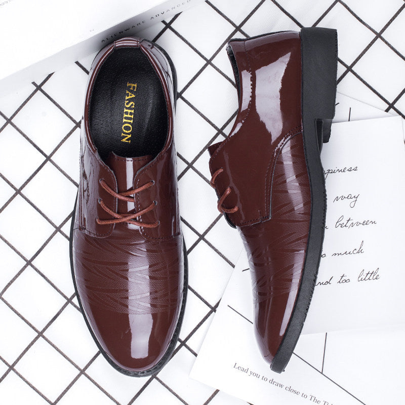 Summer Casual Business Formal Soft-Soled Suit Leather Shoes For Men