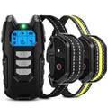 Flittor Dog Training Collar Shock Collar for Dogs with Remote 2 Receiver Rechargeable Dog Shock Collar 3 Modes Beep Vibration and Shock Waterproof Bark Collar for Small Medium Large Dogs