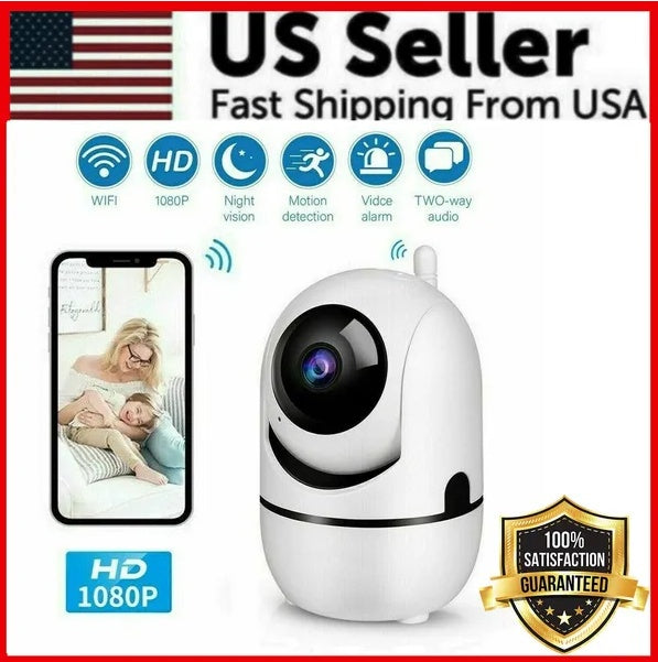 1080P WiFi Wireless Indoor Home Security Camera Night Vision Baby Pet Monitor