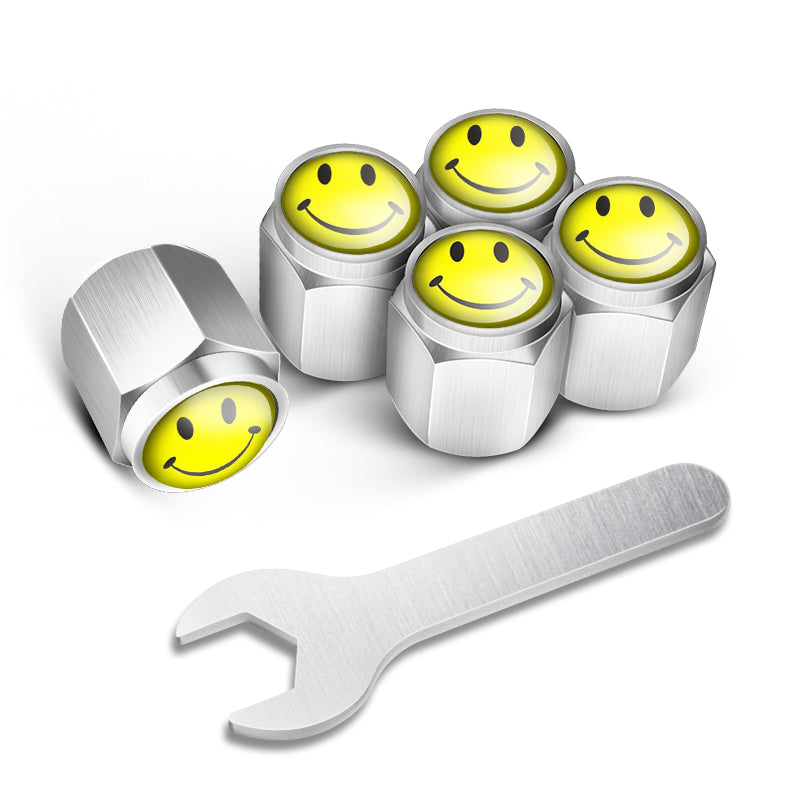 Universal Metal Tire Valve Caps for Cars and Motorcycles