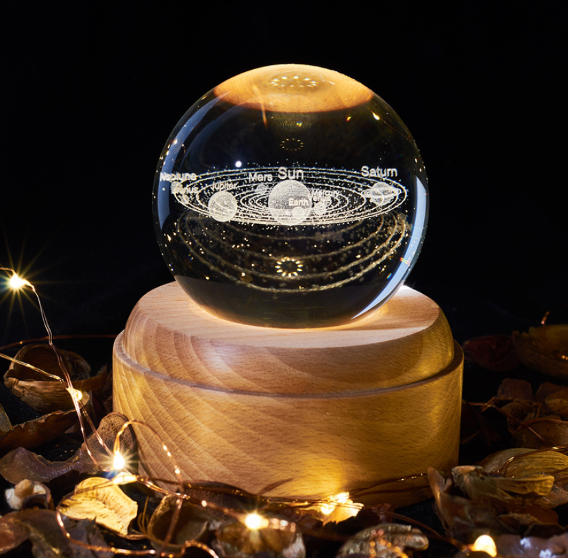 Crystal Ball Galaxy Night Light