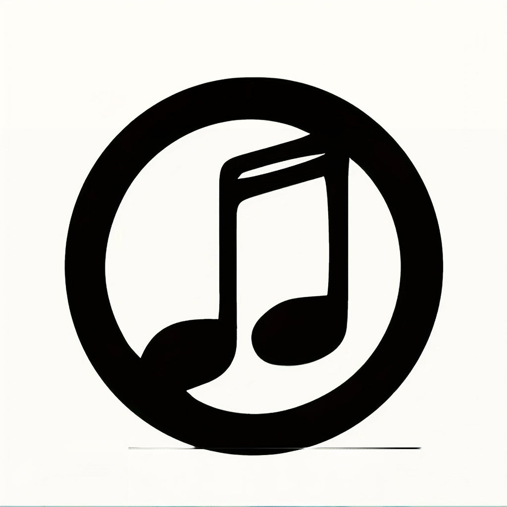 Black Music Notes Wooden Wall Home Decor
