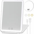 Portable Rechargeable LED Square Mirror for Cosmetics