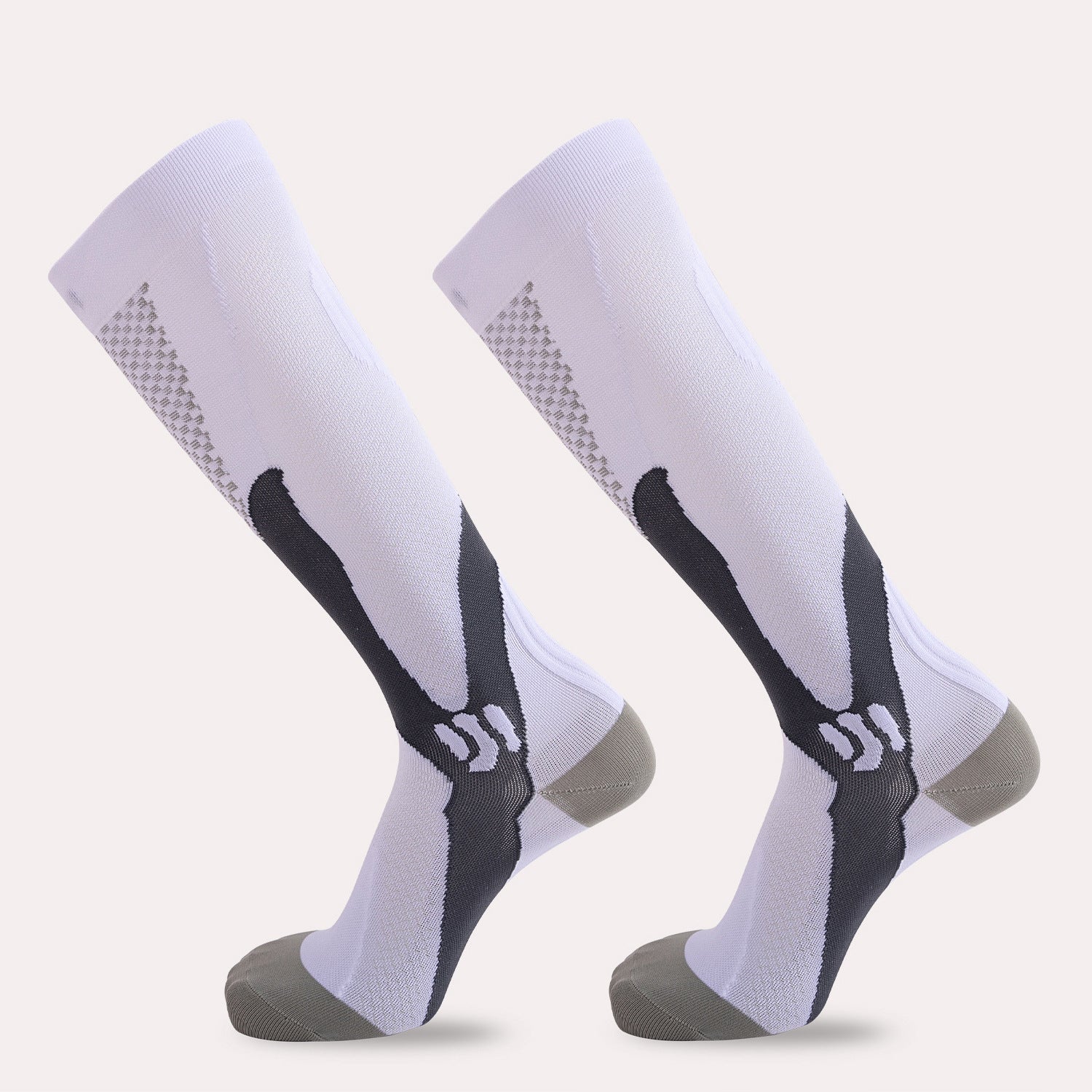 Compression Sports Socks for Running, Basketball, Soccer