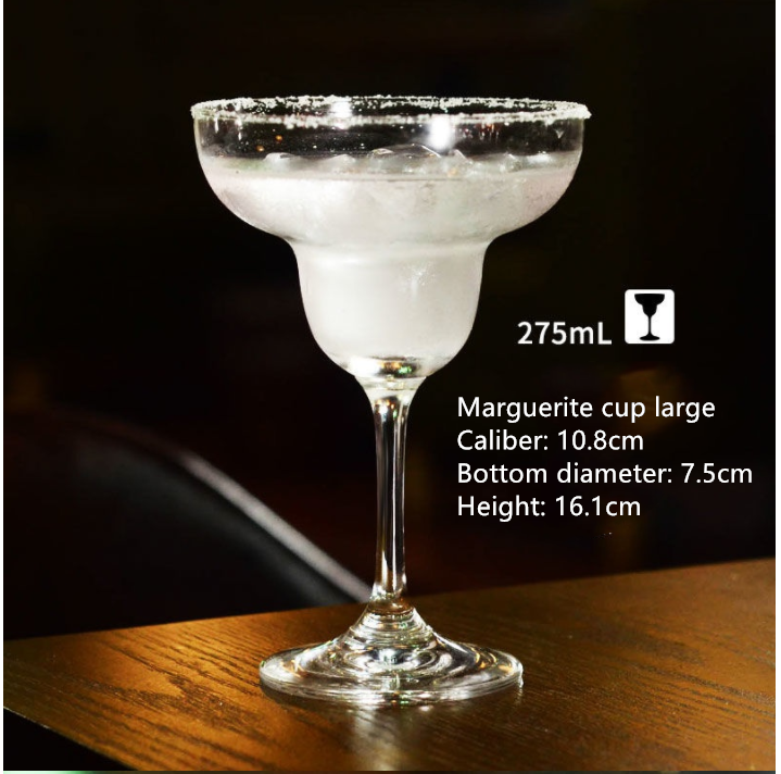 Glass Cocktail Glasses - Margarita & Martini Set