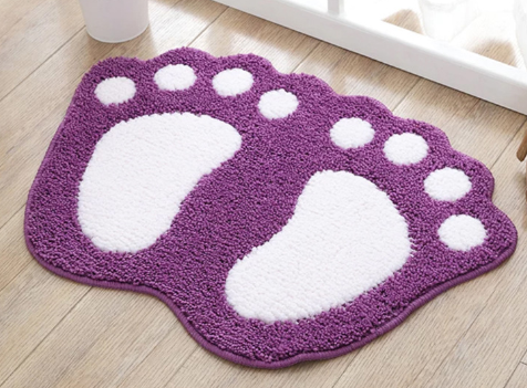 Water Absorbent Non-Slip Soft Microfiber Bath Mat