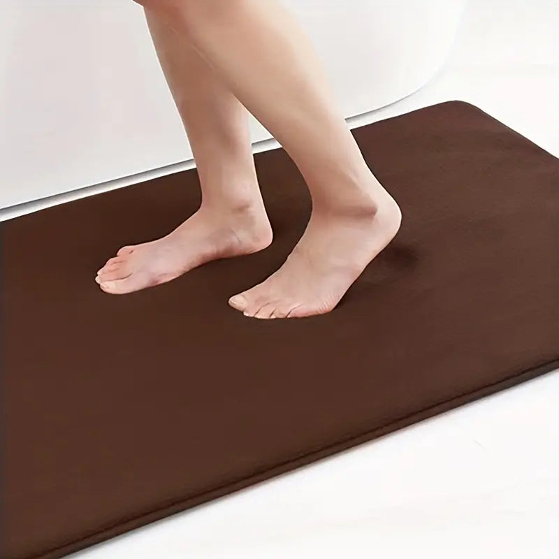 Memory Foam Bath Mat: Soft, Anti-Slip & Absorbent