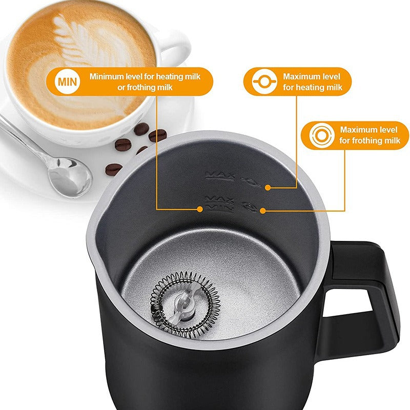 Electric Milk Frother for Coffee and Milk Foam
