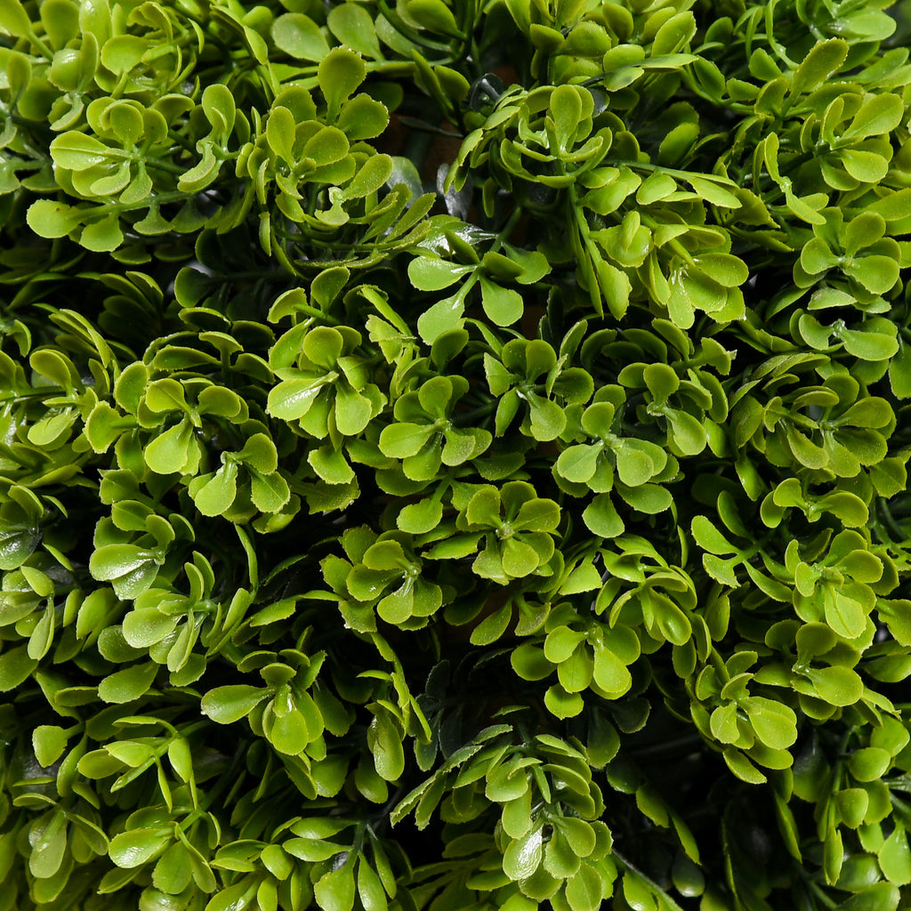 45.3" Artificial Ball Boxwood Topiary Tree Fake Plant in Pot for Indoor Outdoor Living Room Decoration Light Green