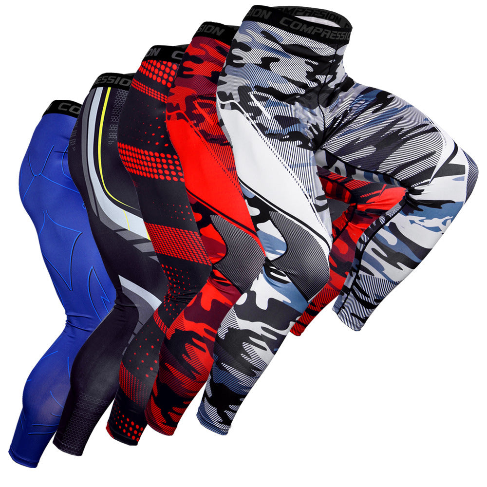 Men's Compression Pants for Running and Basketball Training