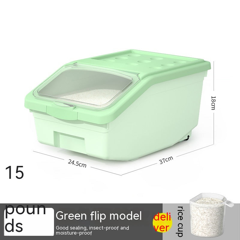 Kitchen Rice Bucket Household Insect-proof Moisture-proof