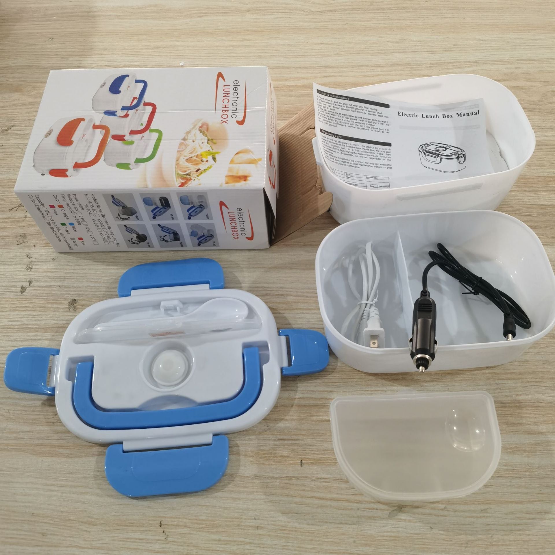 Double-Layer Stainless Steel Heated Lunch Box