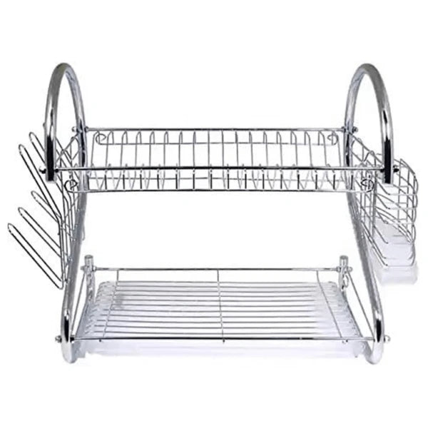 Better Chef 16  2-Level Chrome-Plated S-Shaped Dish Rack