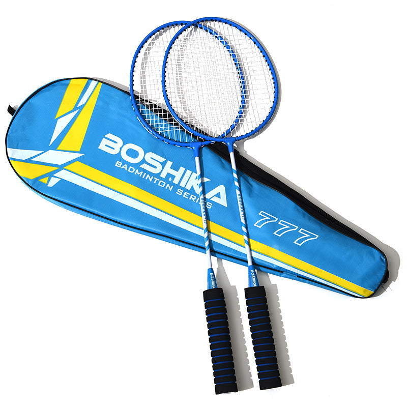 Genuine Badminton Racket with Sponge Handle, Multi-Color