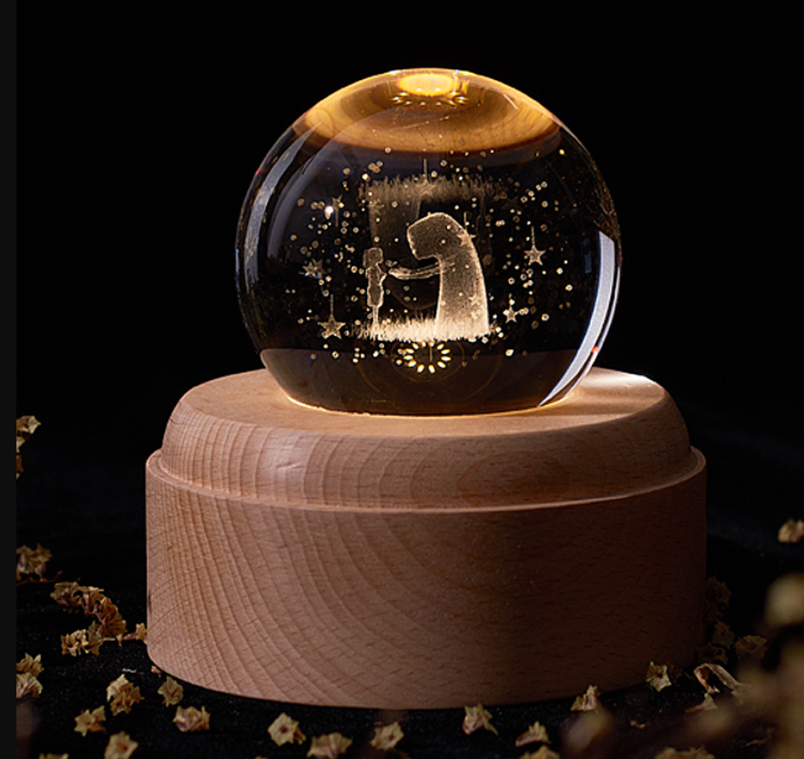 Crystal Ball Galaxy Night Light