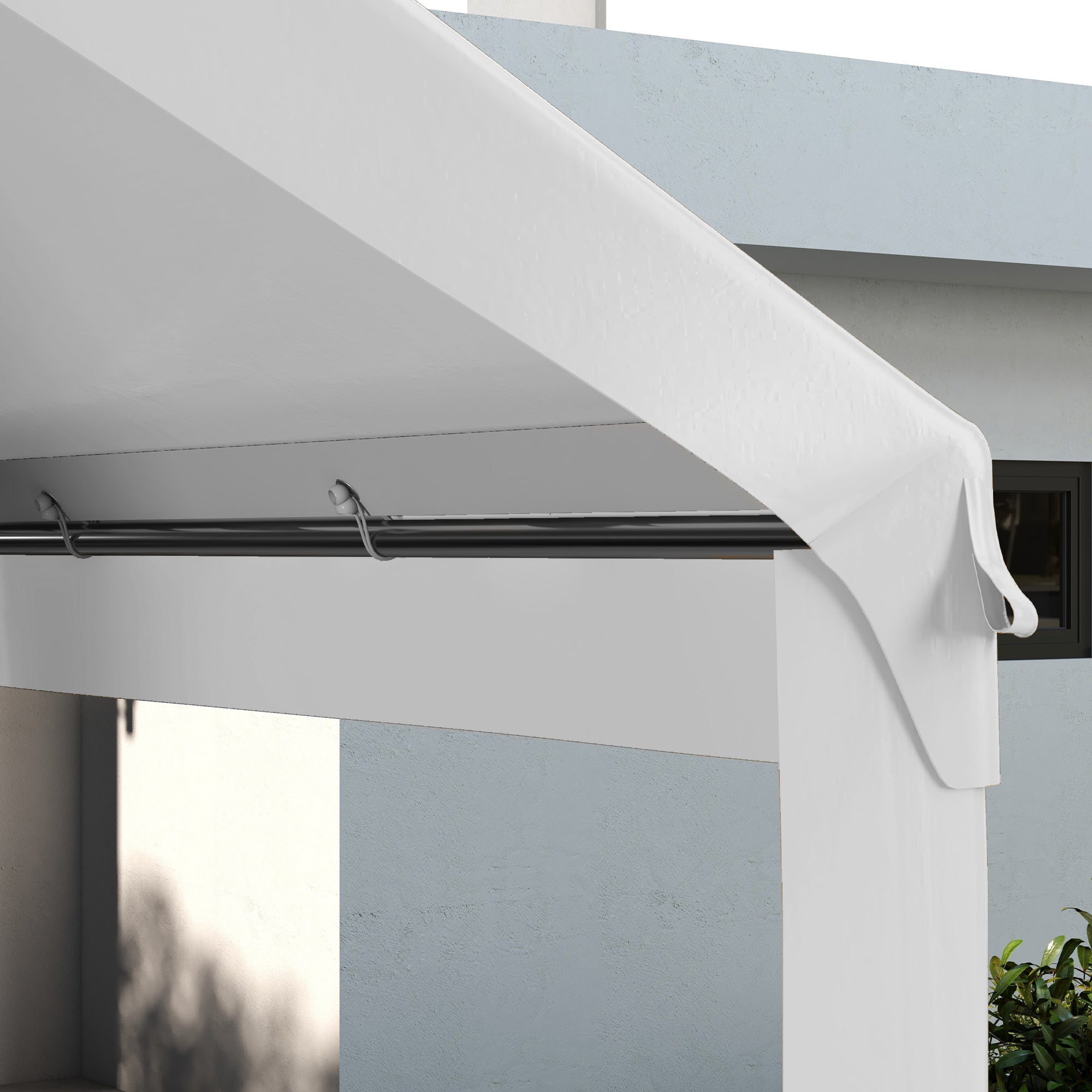 10 x 20ft Carport Roof, UV Resistant Canopy Replacement, Fits 84C-378V00 and 84C-206 Series, White