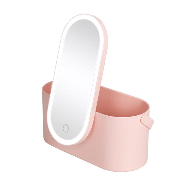 Portable LED Vanity Mirror with Carrying Case