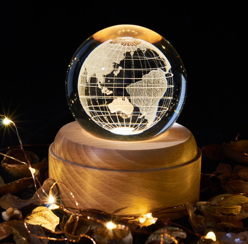 Crystal Ball Galaxy Night Light