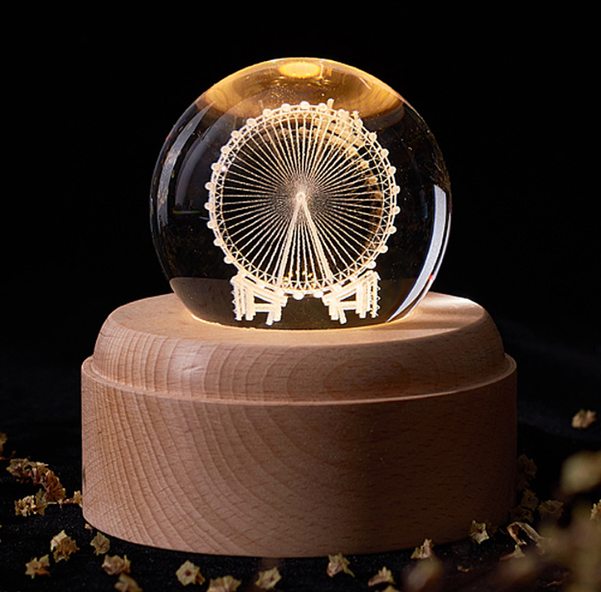 Crystal Ball Galaxy Night Light