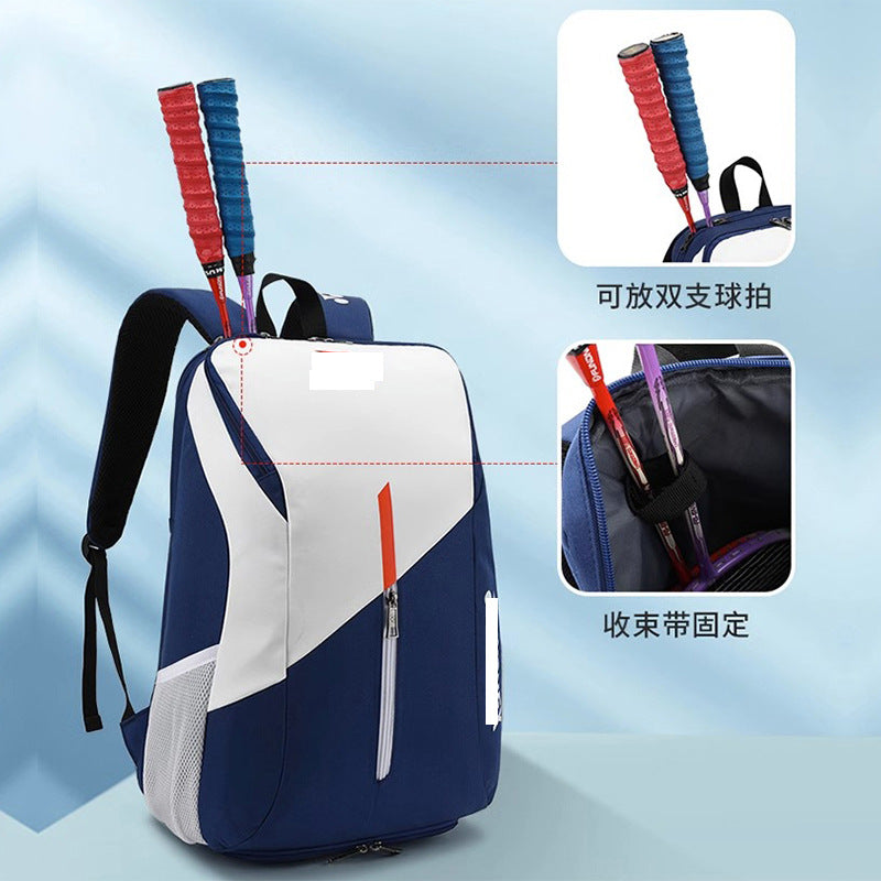 High-Capacity Waterproof Badminton Tennis Backpack
